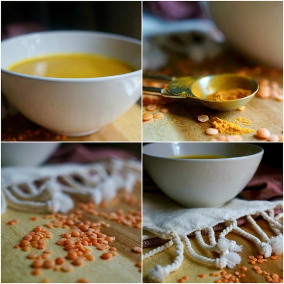 Zupa z Soczewicą, Kurkumą i Mleczkiem Kokosowym